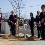 鈴鹿市「桜の森公園」の開園式、衆議院議員中川康洋