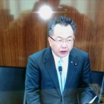 国土交通委員会で太田昭宏大臣に質問する衆議院議員中川康洋